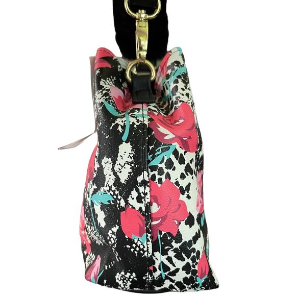 Betsey Johnson Floral Bucket Tote Crossbody NWT - Picture 6 of 10